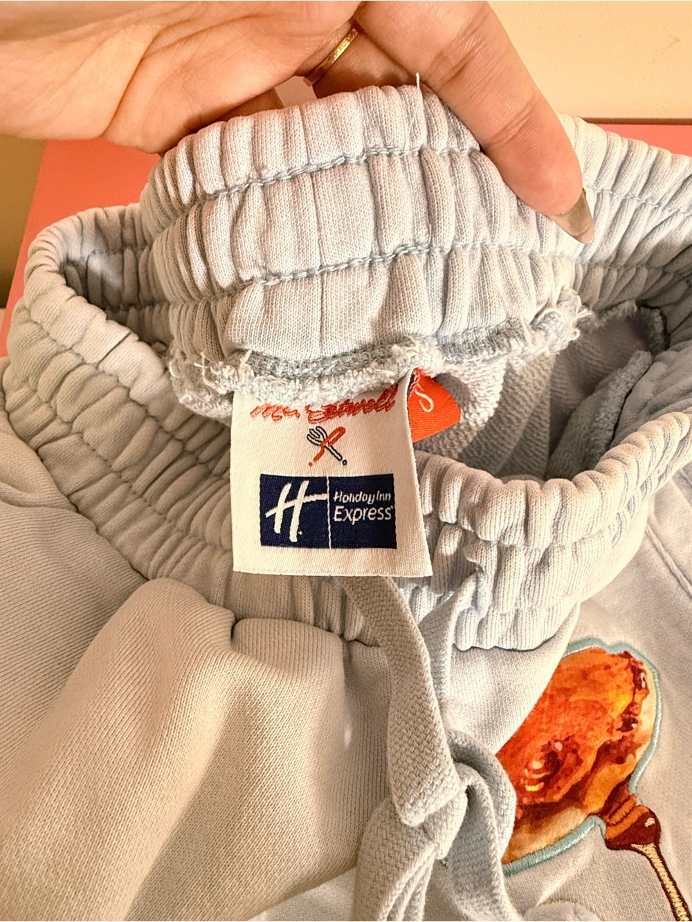 Mr. Eatwell x Holiday Inn Express LIMITED EDITION Pancakes Sweatpants - Picture 11 of 11